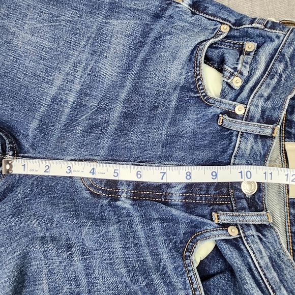 Everlane 100% Cotton The Cheeky Jean Distressed Denim Size 25R - Picture 8 of 11